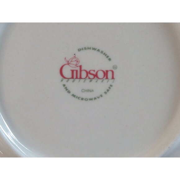 Gibson Housewares Floral Salad Plates Pink Roses Design 8.5" Set Of 3 - Picture 2 of 8